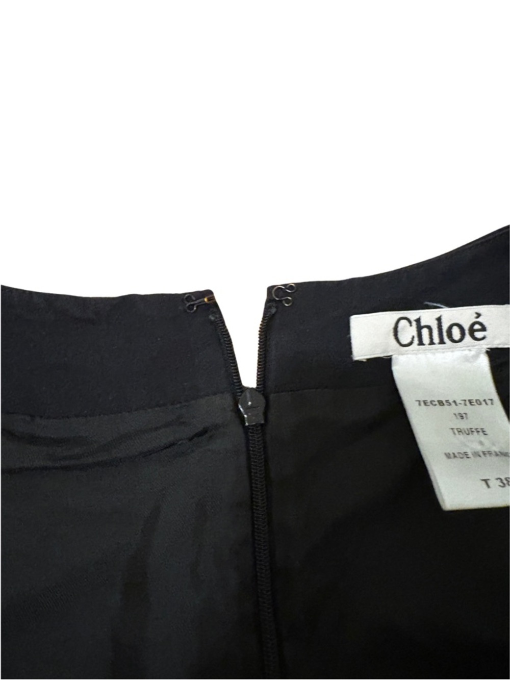 Chloe Black Romper w/ Button Belt - Picture 6 of 11